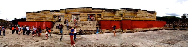An attempt at a panorama of Mitla