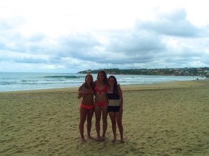 Megan, Kristin, and I on our last day in Puerto