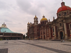 The New (left) and Old (right) Basilica of our Lady of Guadalupe