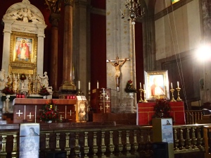 Inside the Old Basilica
